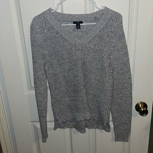 White/navy colored Sweater